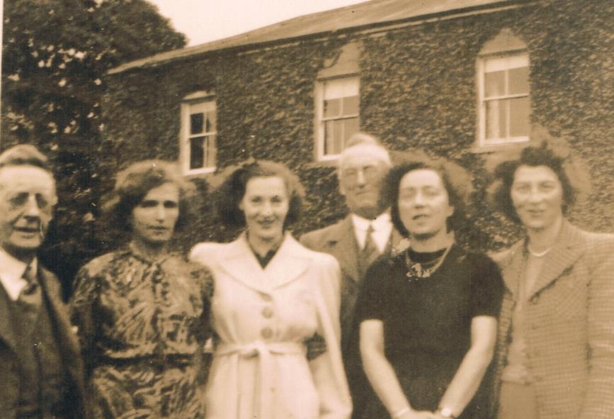 Tolkien with Frank Martyn and Suzette Crowe at Gregan's Castle, 1954